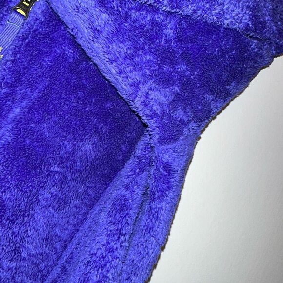 The North Face Girls Kids Purple Sherpa Fuzzy Zipper Jacket XL GUC - Picture 2 of 7